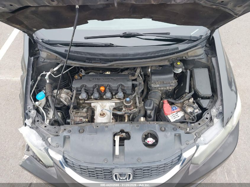 2013 Honda Civic Lx VIN: 19XFB2F52DE258326 Lot: 44202586