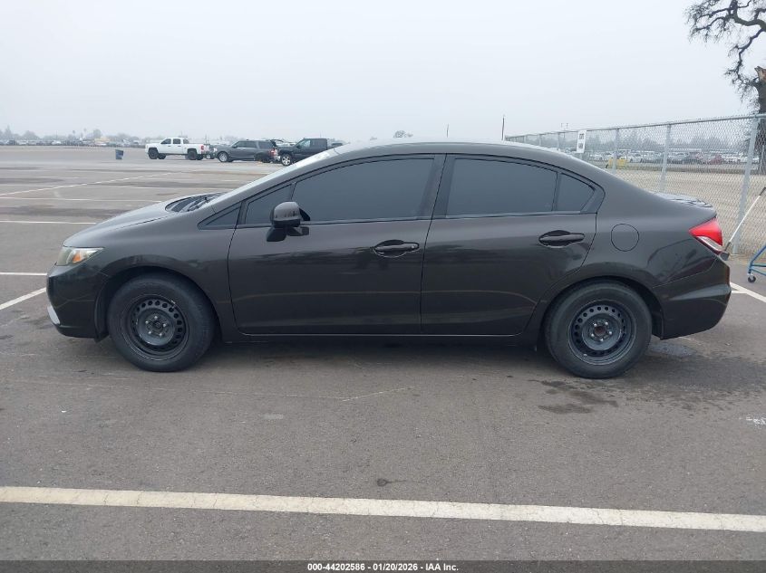 2013 Honda Civic Lx VIN: 19XFB2F52DE258326 Lot: 44202586