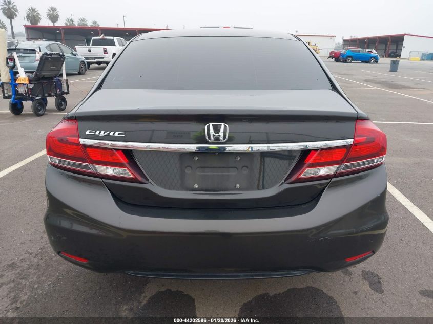 2013 Honda Civic Lx VIN: 19XFB2F52DE258326 Lot: 44202586