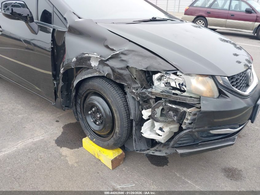 2013 Honda Civic Lx VIN: 19XFB2F52DE258326 Lot: 44202586