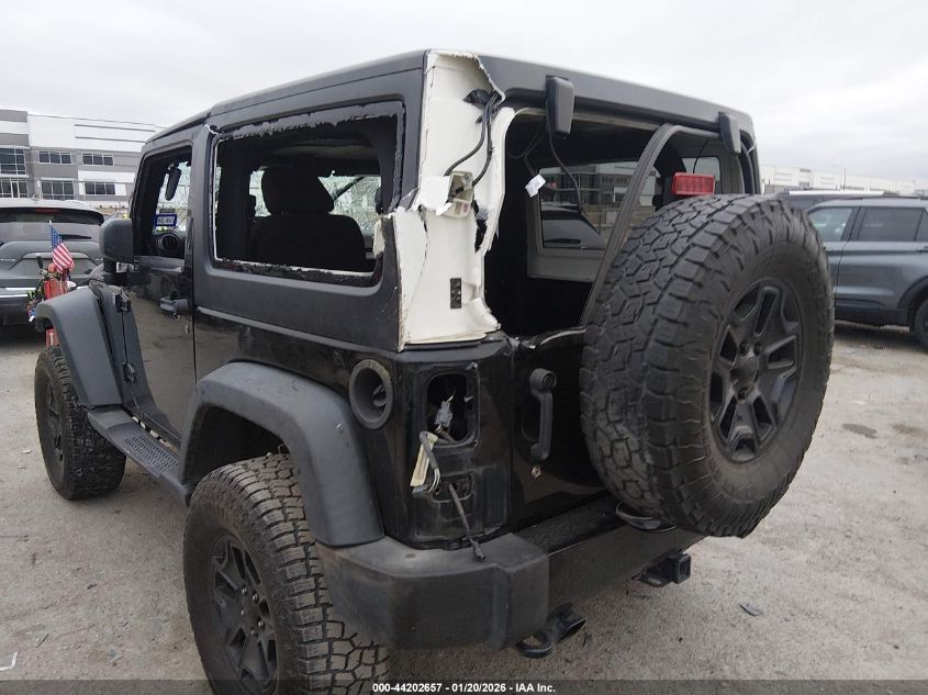 2015 Jeep Wrangler Willys Wheeler VIN: 1C4AJWAG5FL590008 Lot: 44202657