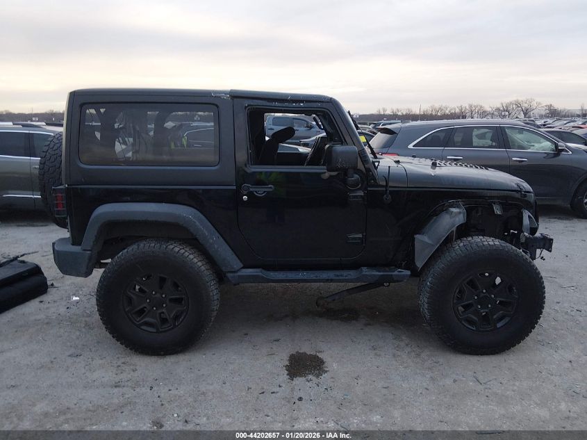 2015 Jeep Wrangler Willys Wheeler VIN: 1C4AJWAG5FL590008 Lot: 44202657