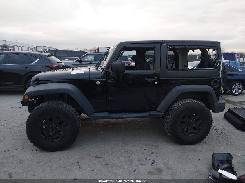 2015 Jeep Wrangler Willys Wheeler VIN: 1C4AJWAG5FL590008 Lot: 44202657