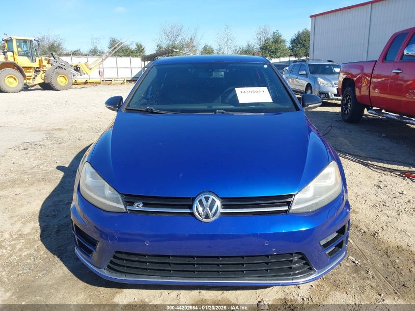 2015 Volkswagen Golf R 4-Door VIN: WVWLF7AU1FW199703 Lot: 44202664