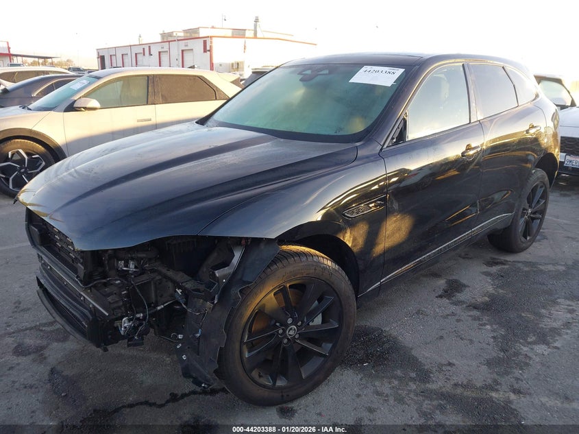 Vin: sadct2ex2sa750166, lot: 44699389, jaguar f-pace r-dynamic s p250 awd automatic 20252