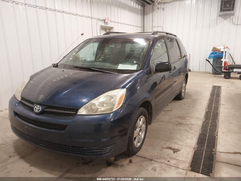2005 Toyota Sienna Le VIN: 5TDZA23C45S383497 Lot: 44203723