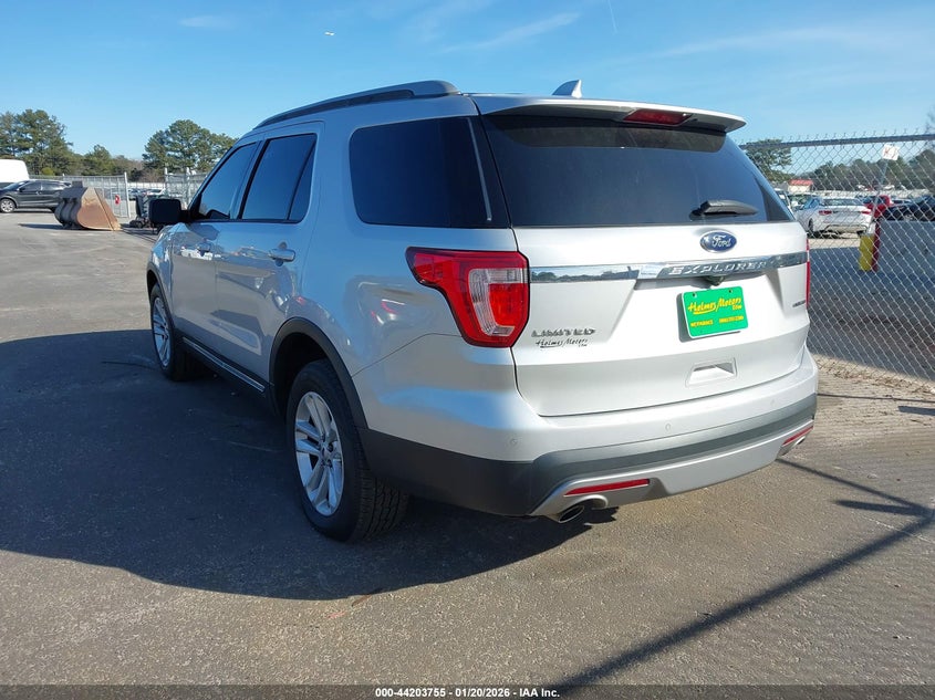 Vin: 1fm5k7d89gga97284, lot: 44699756, ford explorer xlt 20163