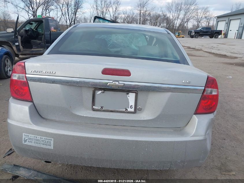 2006 Chevrolet Malibu Ls VIN: 1G1ZS51F86F296482 Lot: 44203815