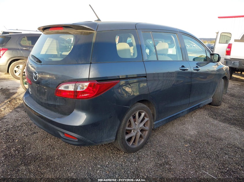 Vin: jm1cw2cl8c0139858, lot: 44700163, mazda mazda5 touring 20124