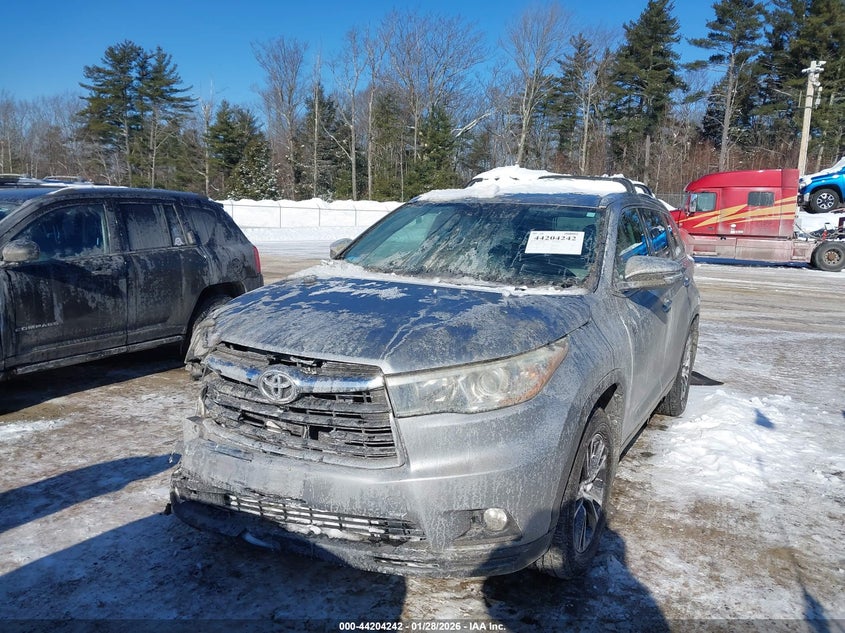 2016 Toyota Highlander Xle V6