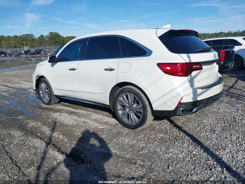 2018 Acura Mdx Technology Package Acurawatch Plus Pkg