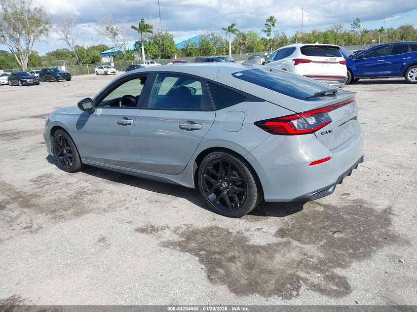 Vin: 19xfl2h88te002498, lot: 44700459, honda civic sport 20263