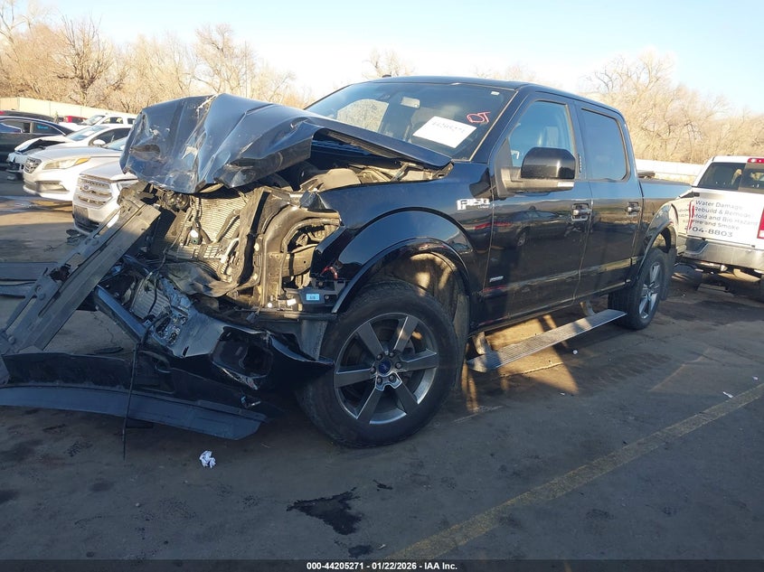 Vin: 1ftew1egxgfc51048, lot: 44701272, ford f-150 lariat 20162