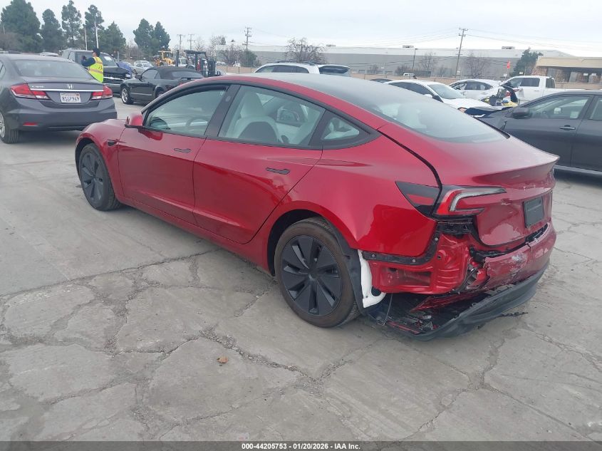 2025 Tesla Model 3 Long Range Rear-Wheel Drive/Standard Rear-Wheel Drive
