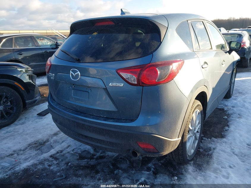 Vin: jm3ke4dy0f0502217, lot: 44701972, mazda cx-5 grand touring 20154