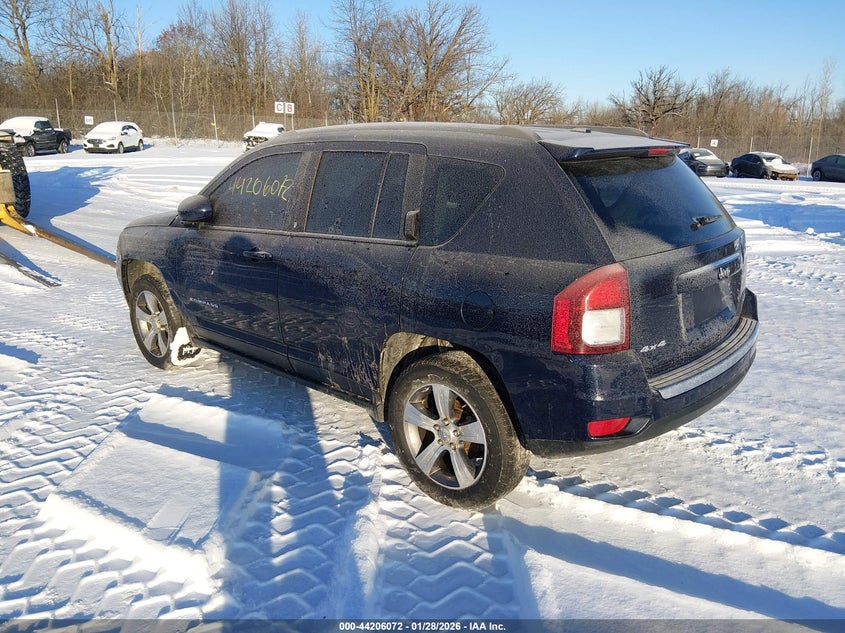 Vin: 1c4njdeb1hd126909, lot: 44702073, jeep compass high altitude 4x4 20173