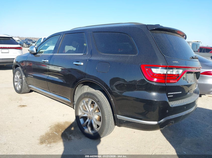 Vin: 1c4rdjeg4gc481886, lot: 44702365, dodge durango citadel anodized platinum 20163