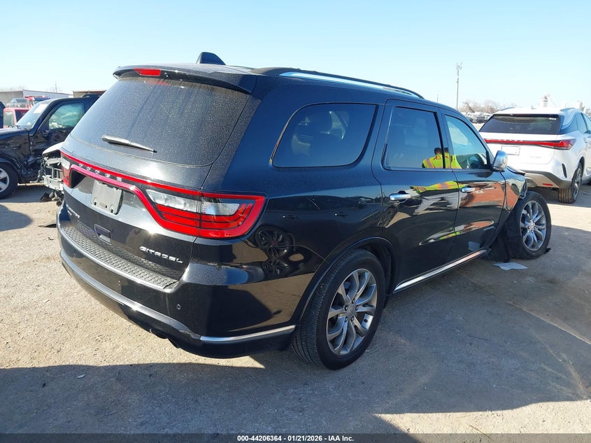Vin: 1c4rdjeg4gc481886, lot: 44702365, dodge durango citadel anodized platinum 20164