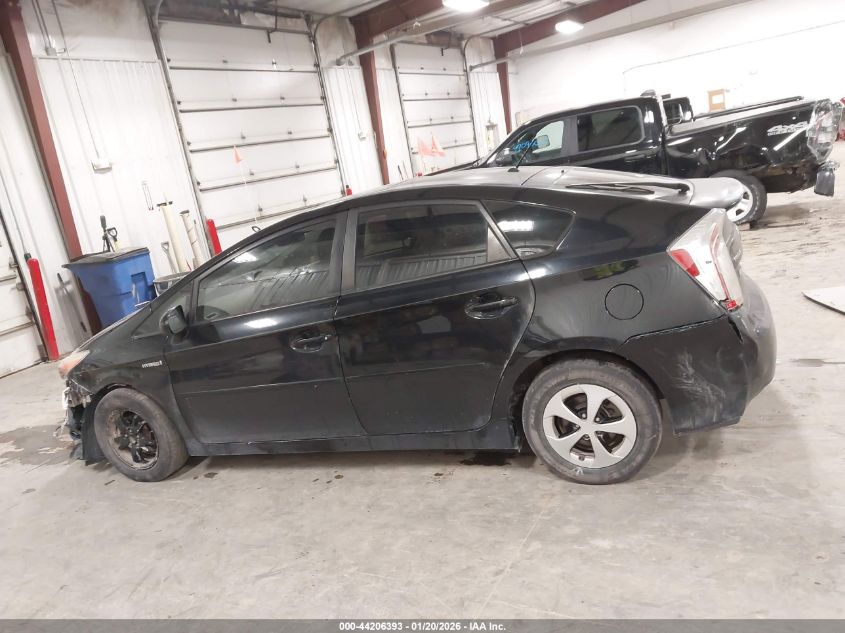 2013 Toyota Prius Two VIN: JTDKN3DU3D5555977 Lot: 44206393