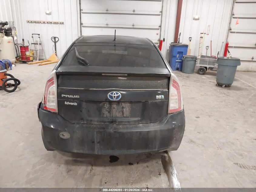 2013 Toyota Prius Two VIN: JTDKN3DU3D5555977 Lot: 44206393