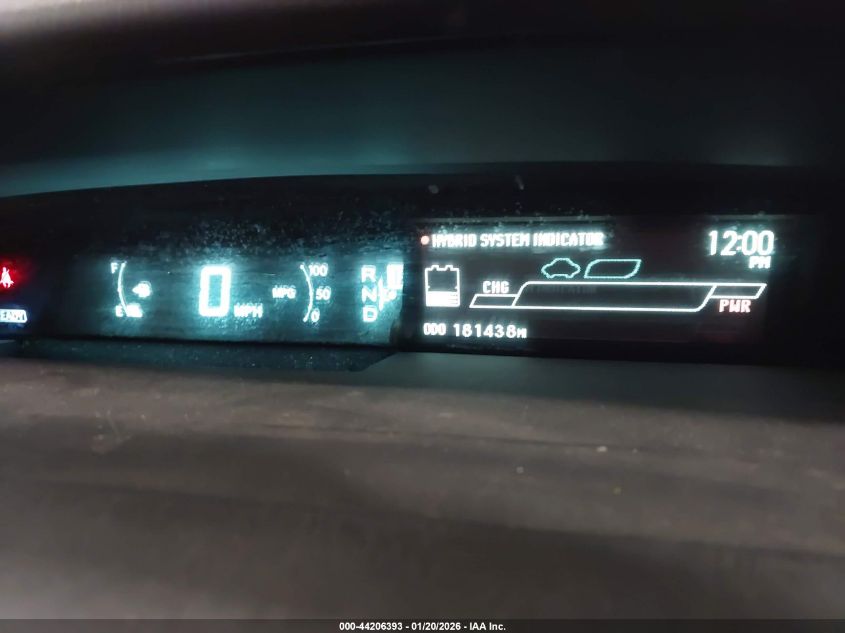 2013 Toyota Prius Two VIN: JTDKN3DU3D5555977 Lot: 44206393