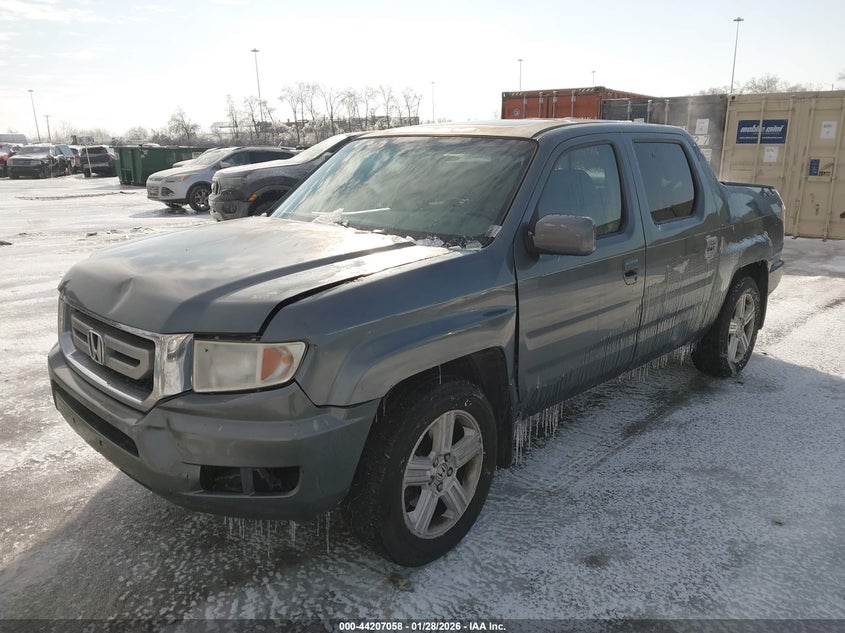 Vin: 5fpyk1f55ab011902, lot: 44703075, honda ridgeline rtl 20102