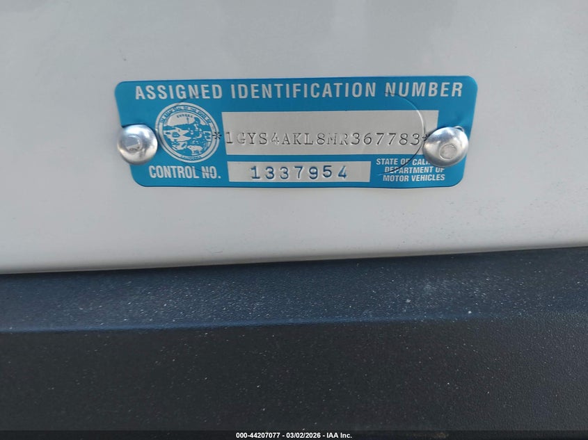 2021 Cadillac Escalade Luxury VIN: 1GYS4AKL8MR367783 Lot: 44207077