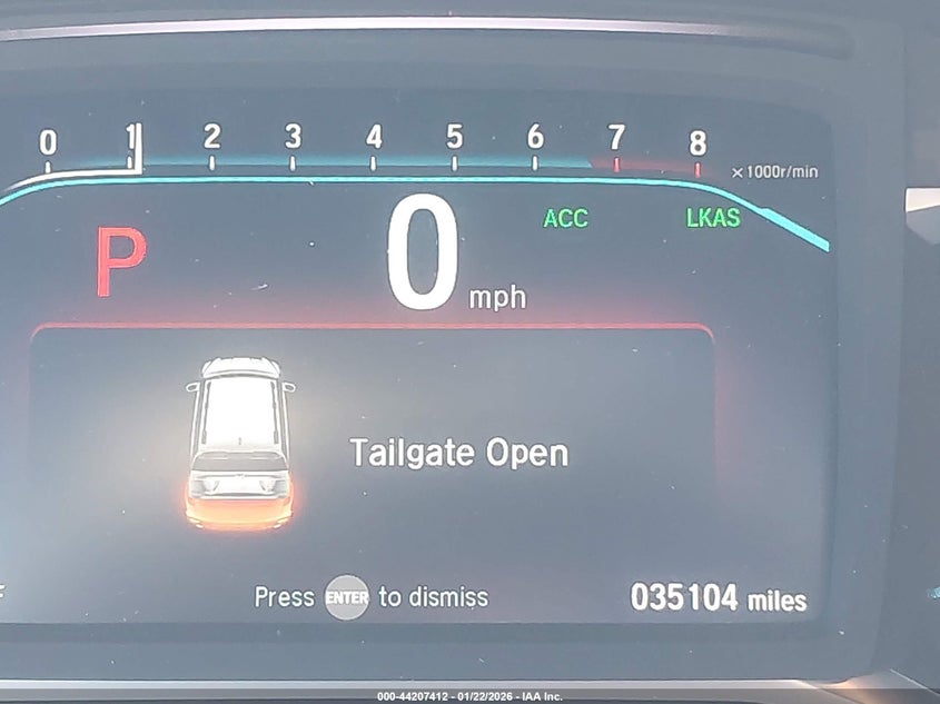 2020 Honda Passport Awd Ex-L VIN: 5FNYF8H50LB010341 Lot: 44207412