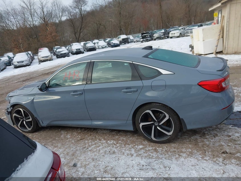 VIN 1HGCV3F28NA027474 2022 HONDA ACCORD HYBRID SPORT