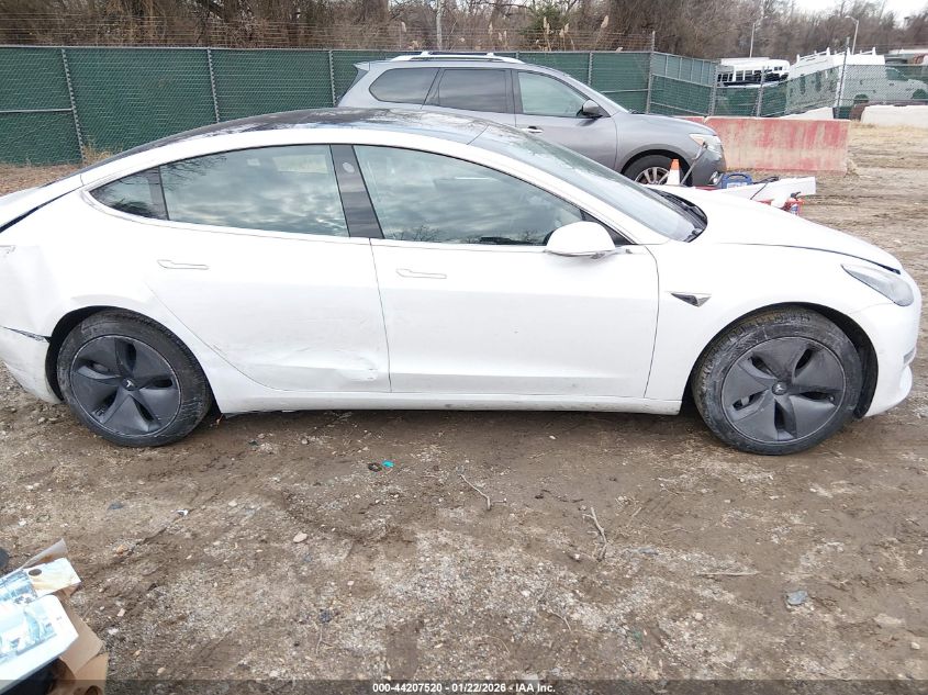 2020 Tesla Model 3 Standard Range Plus/Standard Range Rear-Wheel Drive VIN: 5YJ3E1EA7LF504315 Lot: 44207520