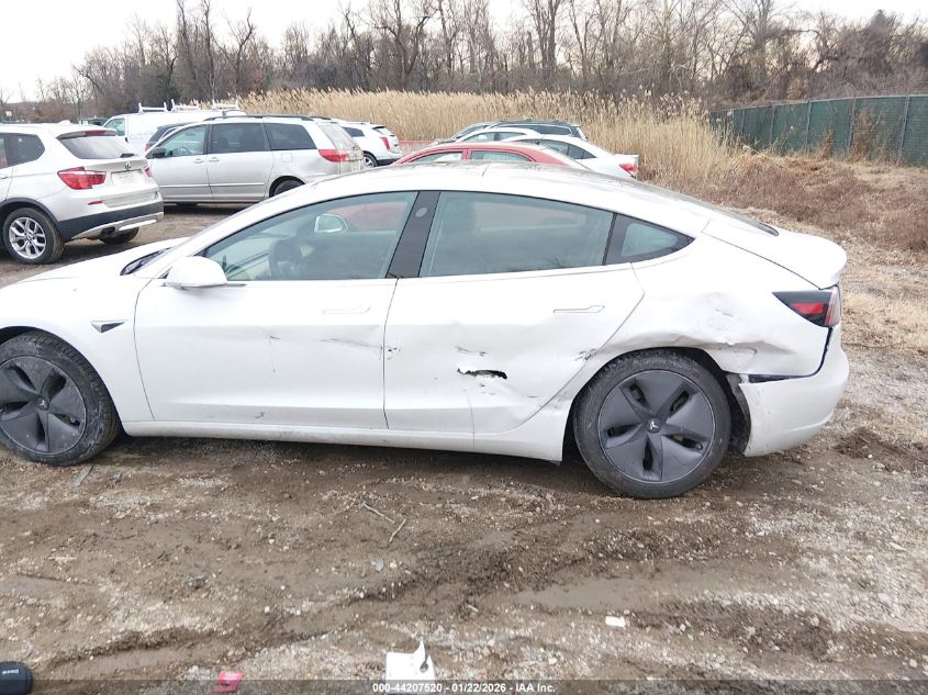 2020 Tesla Model 3 Standard Range Plus/Standard Range Rear-Wheel Drive VIN: 5YJ3E1EA7LF504315 Lot: 44207520