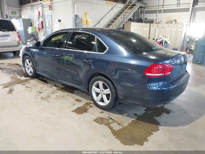 2012 Volkswagen Passat 2.0L Tdi Se