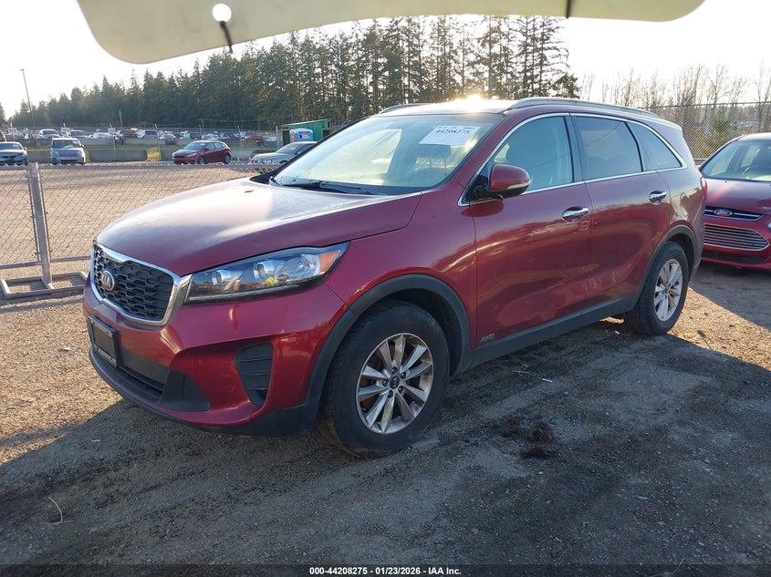 2019 Kia Sorento 2.4l Lx 5XYPGDA34KG535789 photo 1