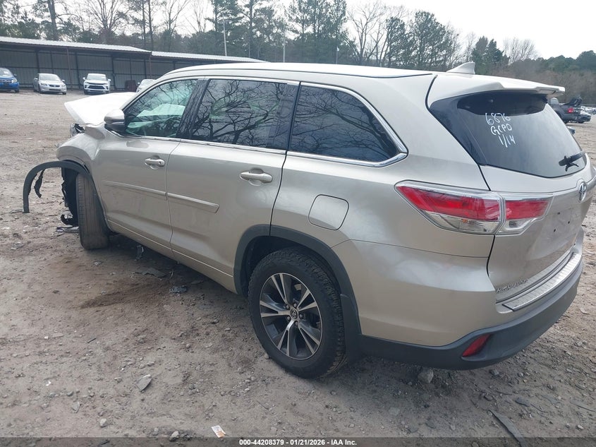 2016 Toyota Highlander Xle V6