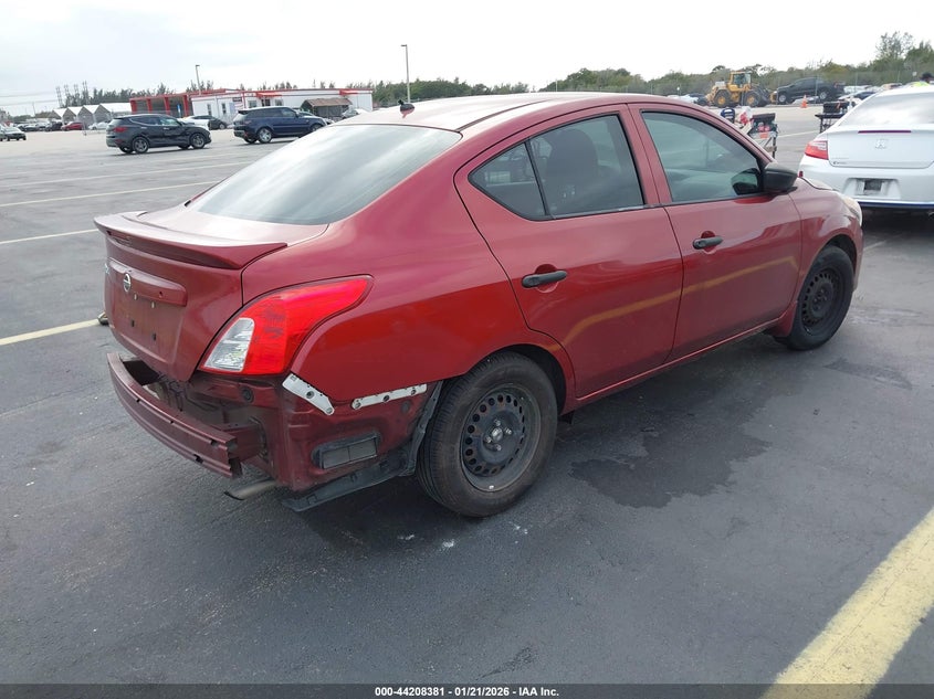 Vin: 3n1cn7ap4jl805302, lot: 44704398, nissan versa 1.6 s+ 20184