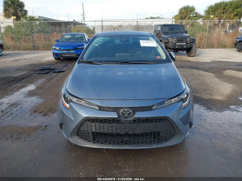 2021 Toyota Corolla Le VIN: JTDEPMAE6MJ152299 Lot: 44208579