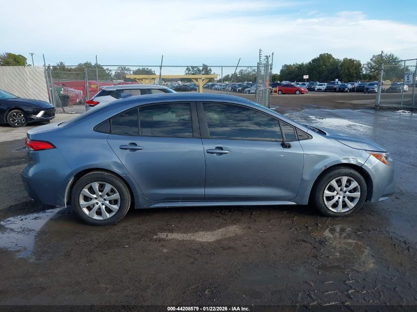 2021 Toyota Corolla Le VIN: JTDEPMAE6MJ152299 Lot: 44208579