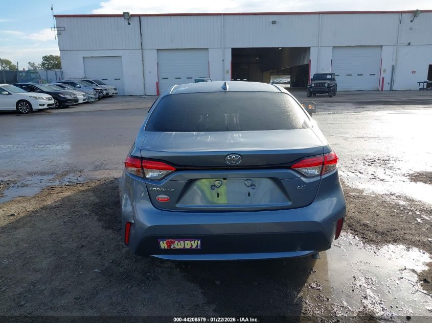 2021 Toyota Corolla Le VIN: JTDEPMAE6MJ152299 Lot: 44208579