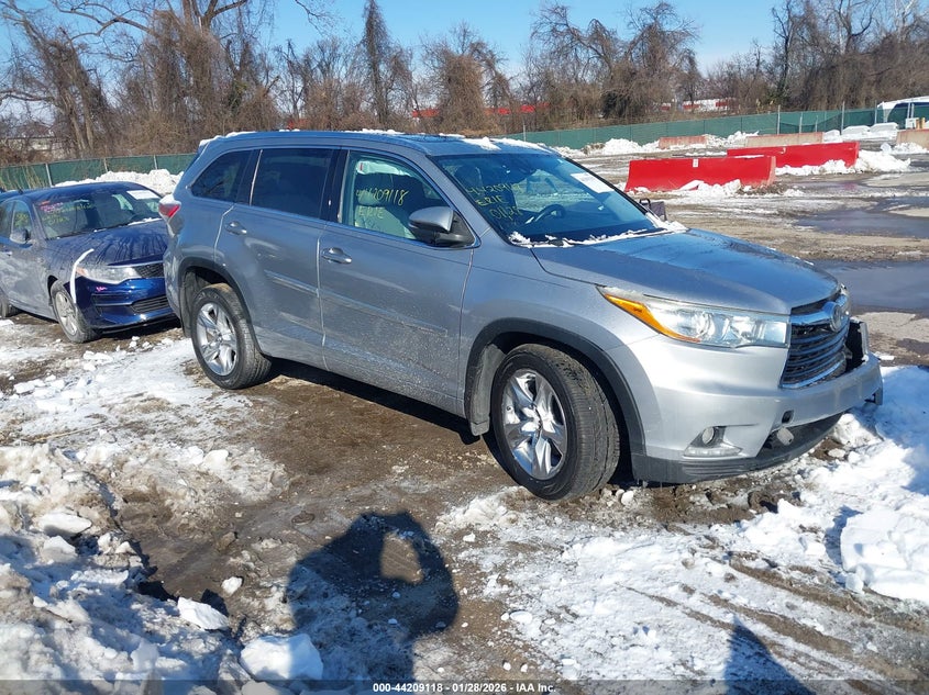 2016 Toyota Highlander Limited Platinum