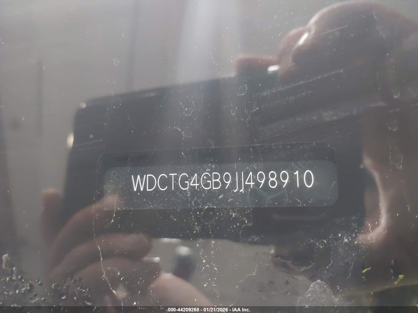 2018 Mercedes-Benz Gla 250 4Matic VIN: WDCTG4GB9JJ498910 Lot: 44209268