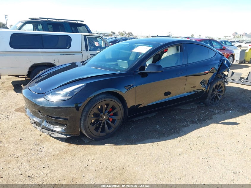 2022 TESLA MODEL 3 auction photo 2