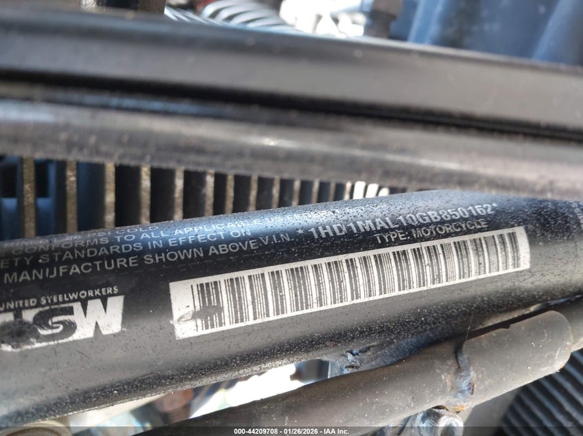 2016 Harley-Davidson Flhtcutg Tri Glide Ultra VIN: 1HD1MAL10GB850162 Lot: 44209708