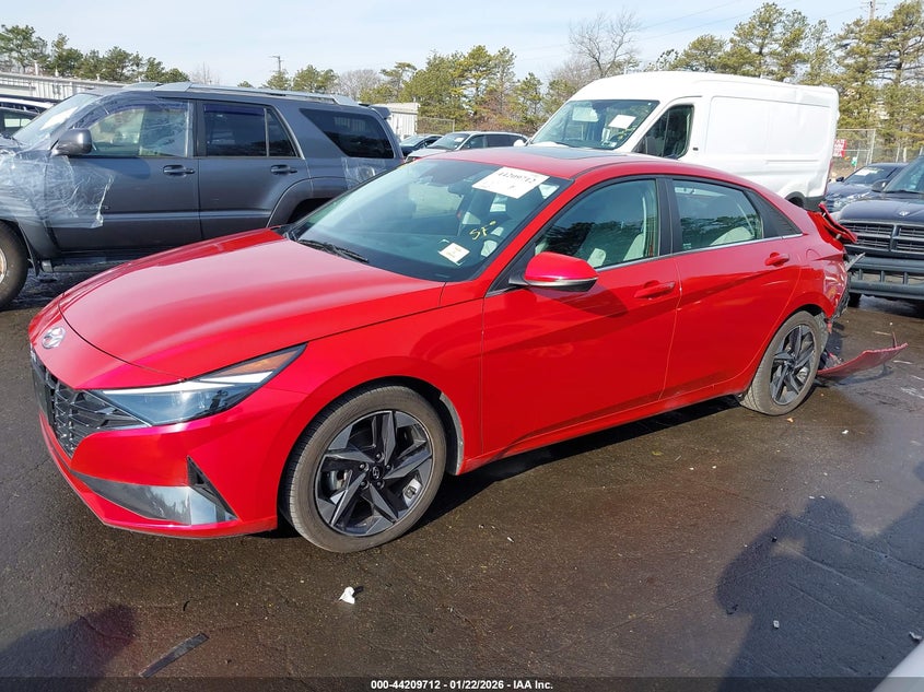 2022 Hyundai Elantra Limited VIN: 5NPLP4AG1NH082553 Lot: 44209712