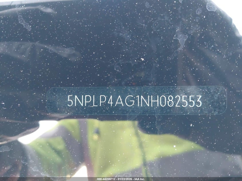 2022 Hyundai Elantra Limited VIN: 5NPLP4AG1NH082553 Lot: 44209712