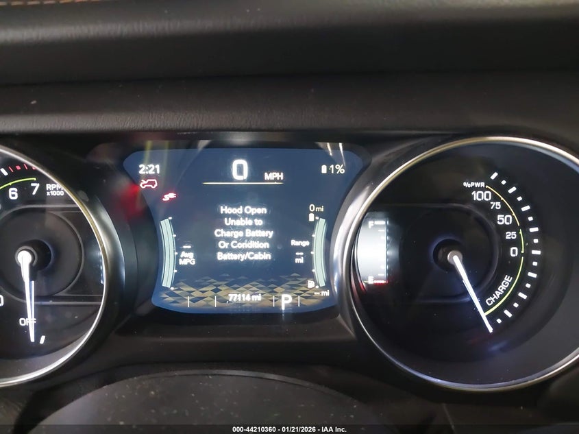 VIN 1C4JJXP60MW643164 2021 JEEP WRANGLER 4XE UNLIMITED HIGH ALTITUDE 4X4
