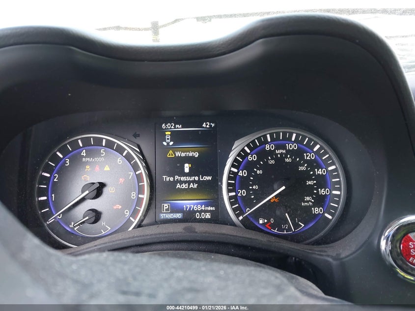 2017 Infiniti Q60 3.0T Premium VIN: JN1EV7EL7HM550516 Lot: 44210499