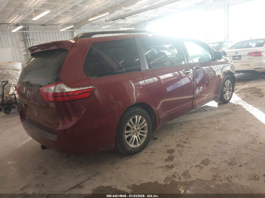 2015 Toyota Sienna Xle 8 Passenger