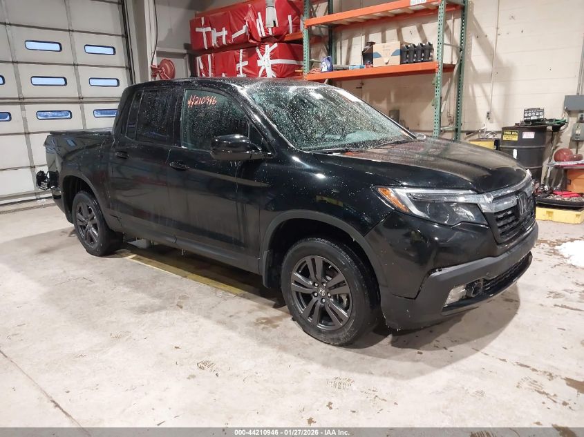 2020 Honda Ridgeline Awd Sport