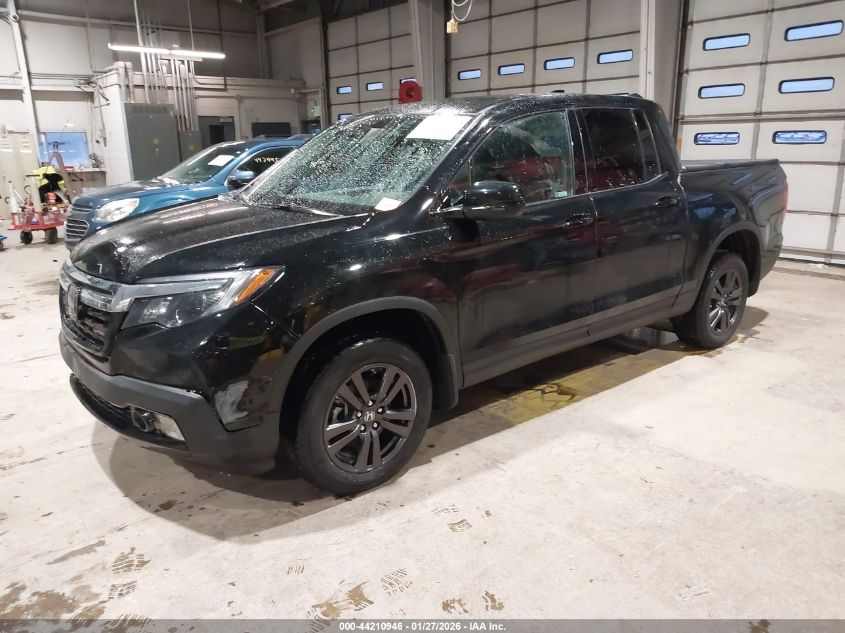 2020 Honda Ridgeline Awd Sport