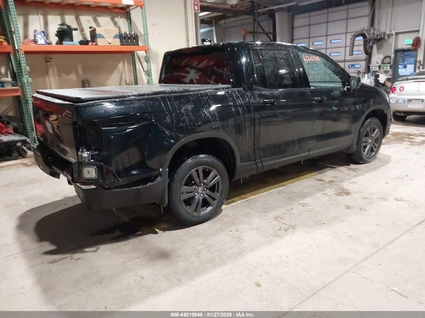 2020 Honda Ridgeline Awd Sport